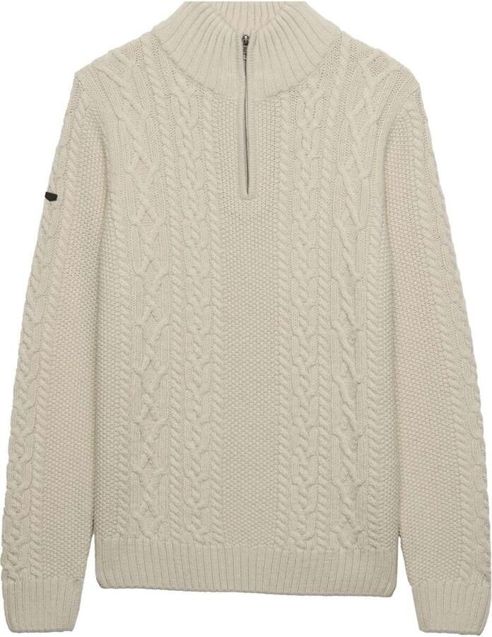 Superdry Slim fit gebreide pullover met wol model 'JACOB'