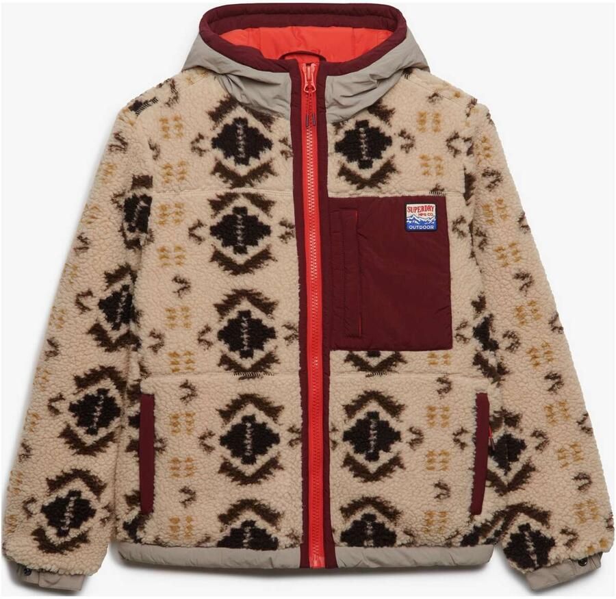 Superdry Sherpa Jacquard Fleece Hybrid