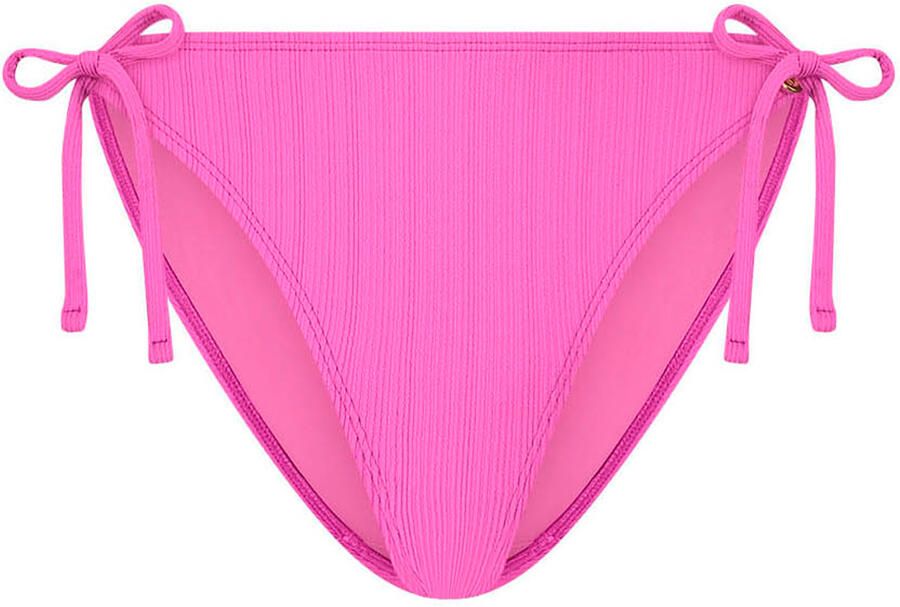 Ten Cate Beach TC WOW strik bikinibroekje met textuur roze - Foto 4