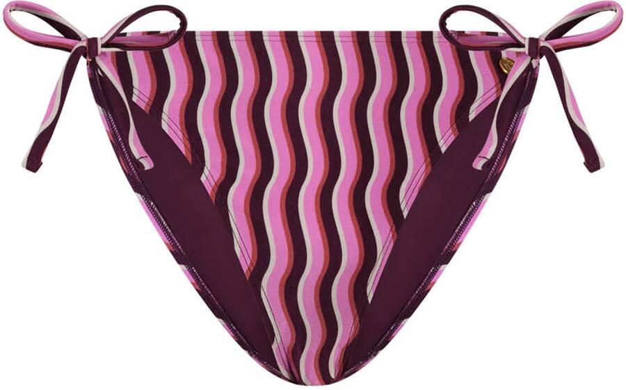 Ten Cate Beach TC WOW strik bikinibroekje roze wit bruin - Foto 4
