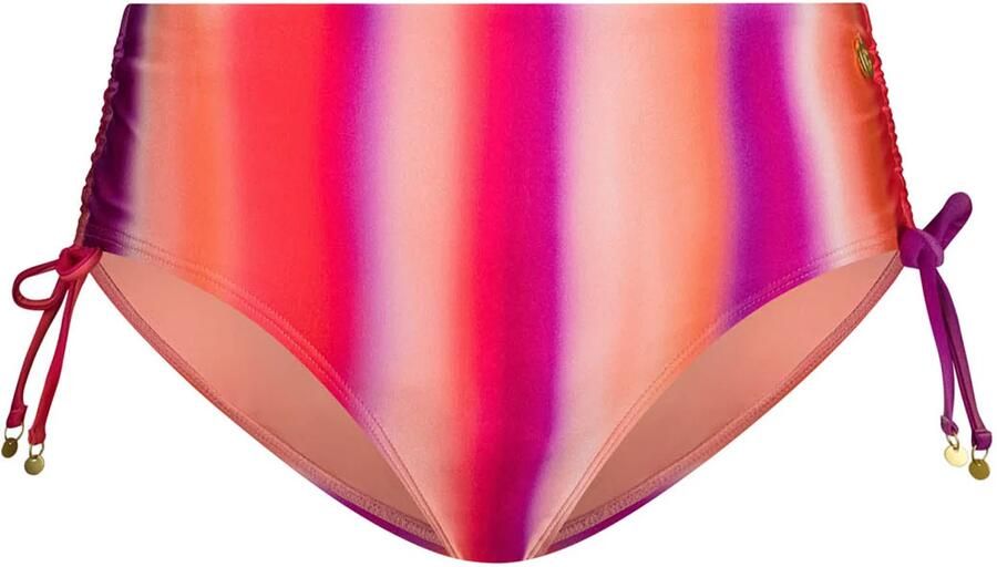 Ten Cate Beach TC WOW high waist bikinibroekje roze rood paars - Foto 3