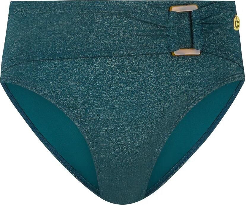 Ten Cate Beach TC WOW bikinislip met lurex donkergroen