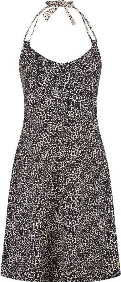 Ten Cate Beach TC WOW halter strandjurk zwart ecru