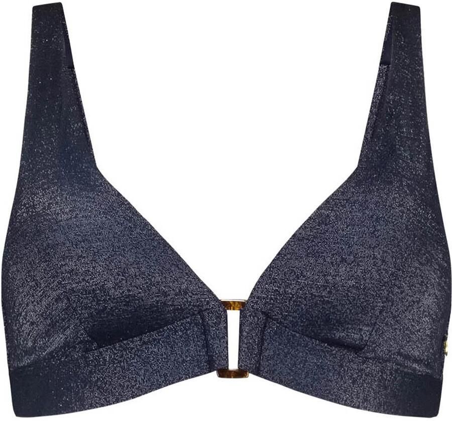 Ten Cate Beach TC WOW voorgevormde bikinitop met lurex donkerblauw - Foto 3