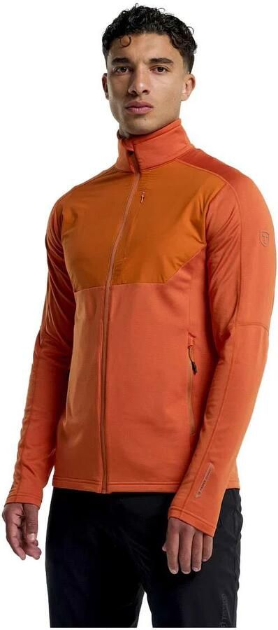Tenson Txlite Windblock Hybrid Zip Fleece Vest Heren