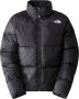 The North Face Zwarte Gewatteerde Puffer Jas met Hoge Kraag Black Dames - Thumbnail 2