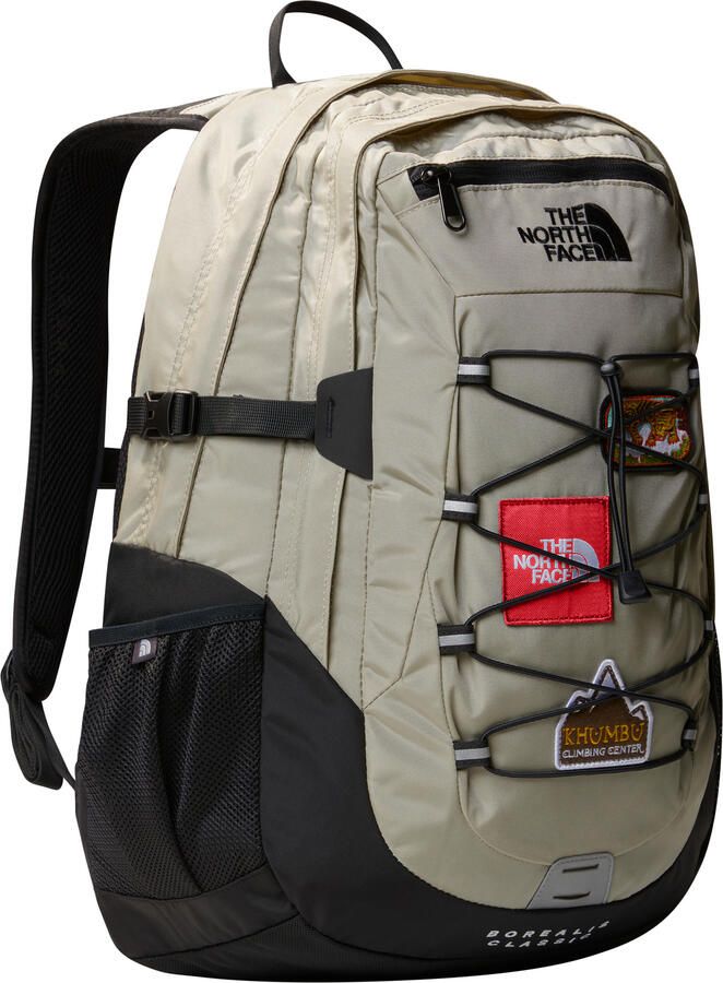 The North Face Klassieke Borealis Rugzak in Grijs Zwart Gray