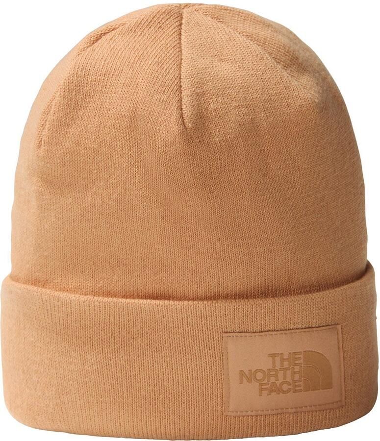 The North Face Unisex Bruine Beanie met Geborduurd Logo Brown Unisex