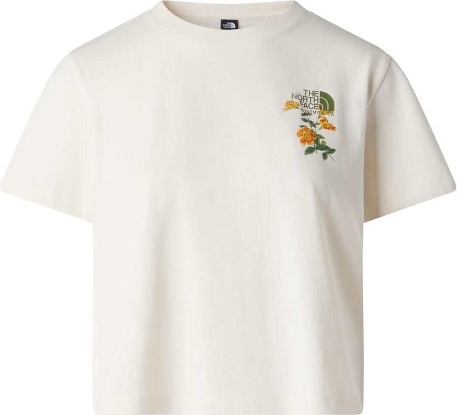 The North Face T-shirt Korte Mouw FLORA EMBRO REGULAR SHORT SLEEVE TEE