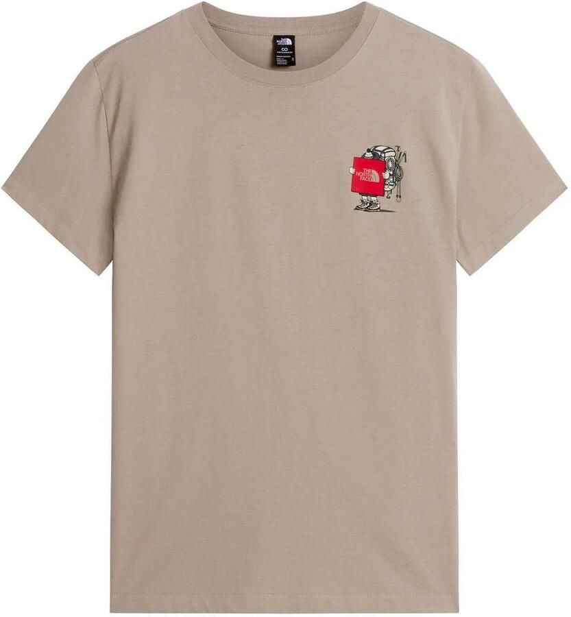 The North Face T-shirt Korte Mouw U GEAR UP GET OUT RLX SS TEE-GRAPHIC