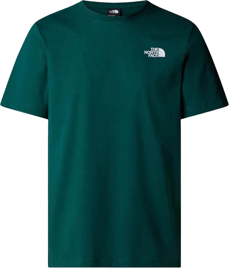 The North Face T-shirt NF0A87NP M SS BOX NSE TEE-A1B1 DEEP NORI