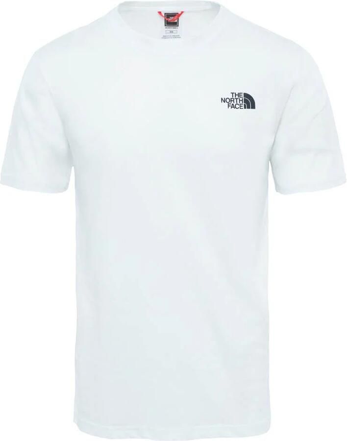 The North Face White Men T -Shirt Network Box Tee Wit Heren