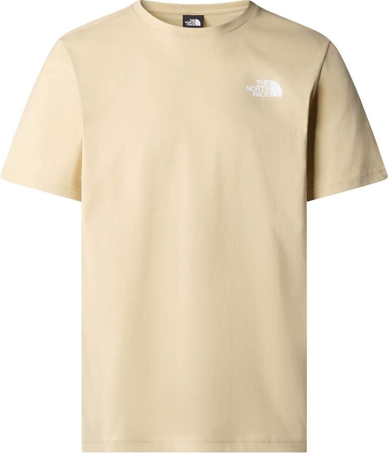 The North Face Redbox Korte Mouw T-shirt Heren Beige Heren