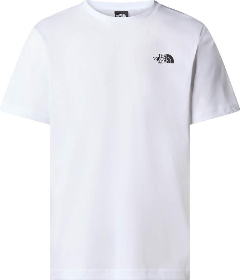 The North Face T-shirt met labelprint model 'REDBOX'
