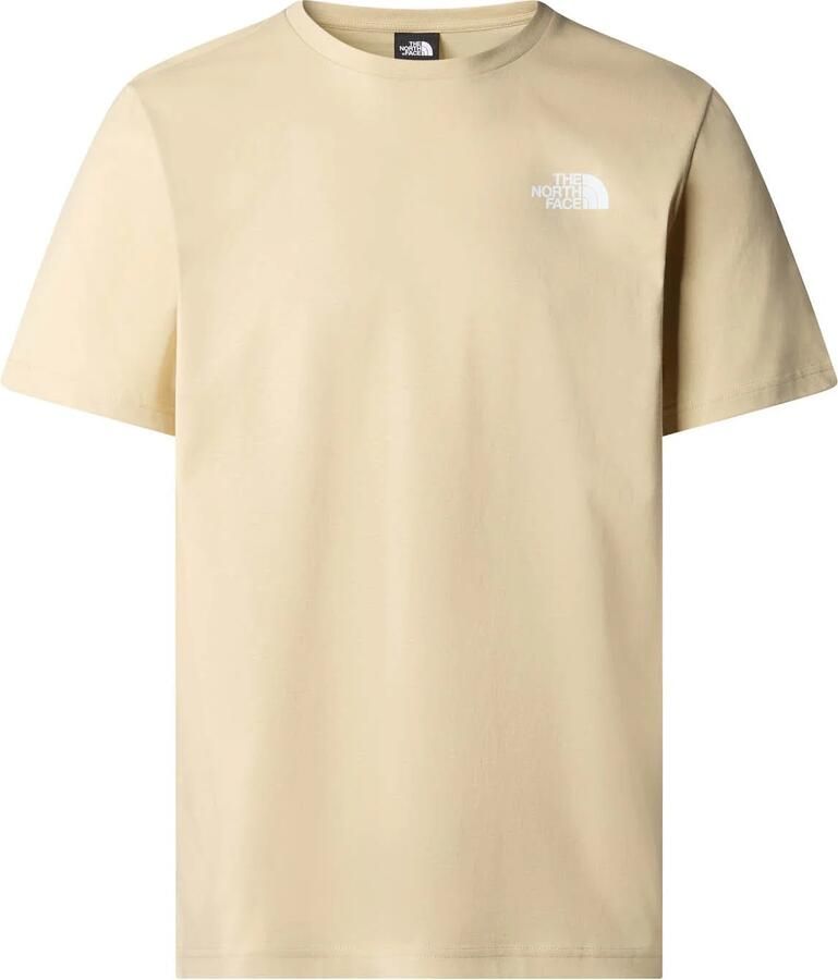 The North Face Redbox Korte Mouw T-shirt Heren Beige Heren