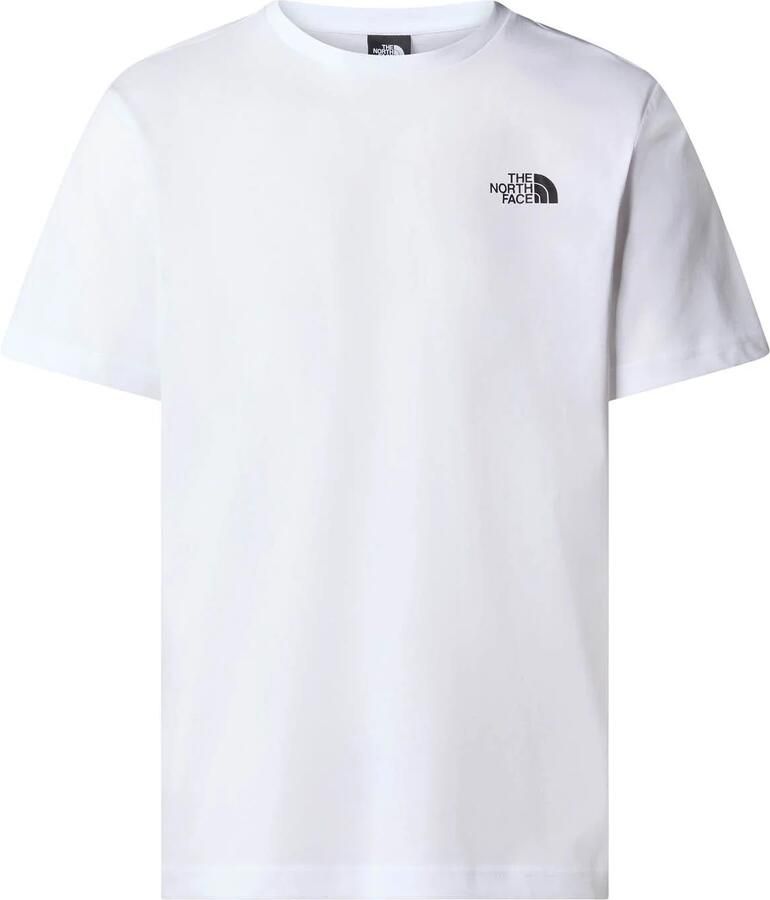 The North Face T-shirt met labelprint model 'REDBOX'