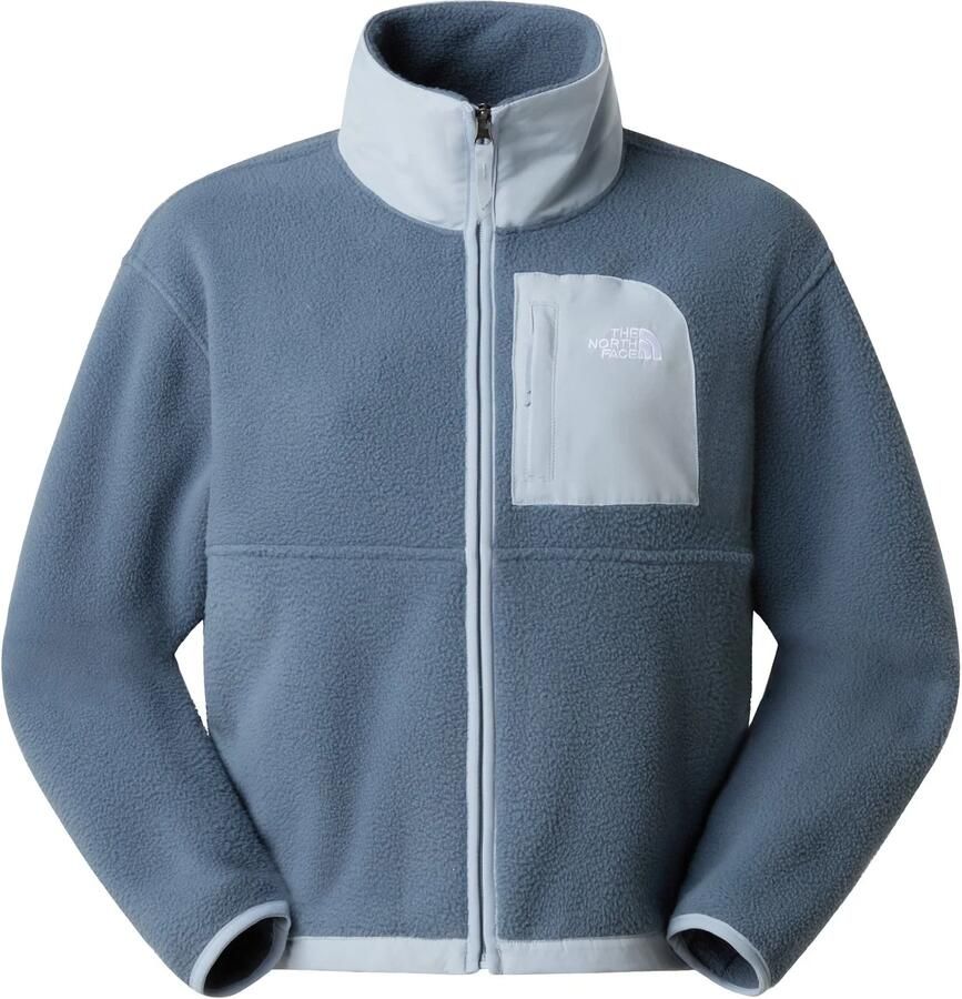 The North Face Fleecejack met opstaande kraag en labelstitching