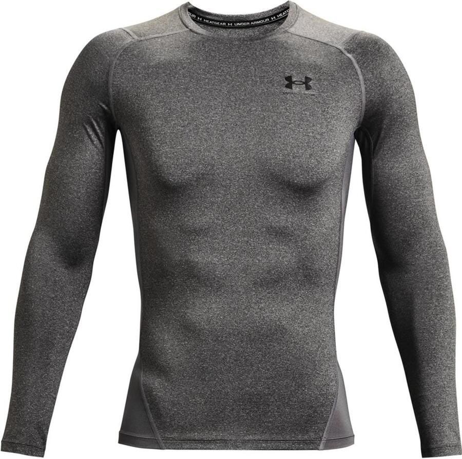 Under Armour Slim Fit sport-shirt met lange mouwen met logoprint model 'HeatGear '