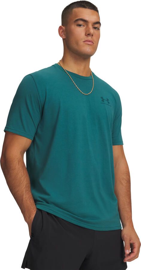 Under Armour Regular fit T-shirt met logoprint model 'Left' - Foto 3