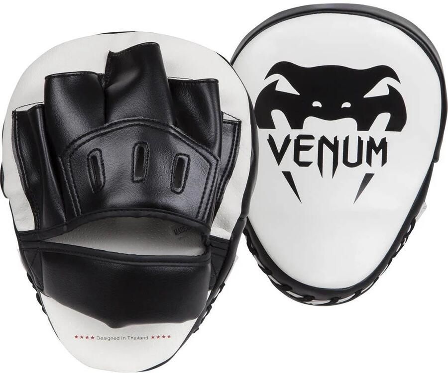 Venum Light Focus Boxing Mitts White- White
