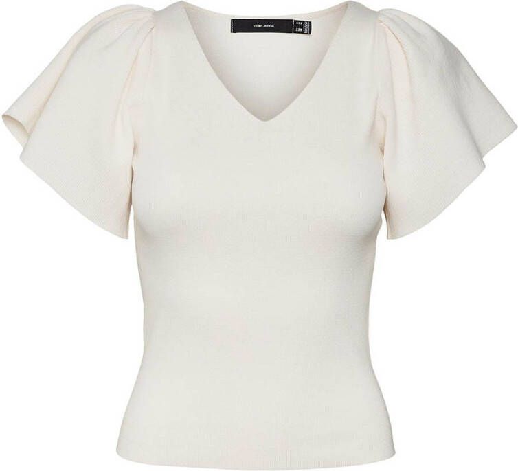 Vero Moda Gebreide kleding met V-hals Wit Dames - Foto 2