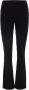 Vero Moda Vmkamma NW Flared Jersey Broek Black Dames - Thumbnail 2