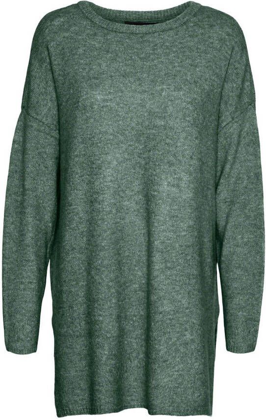 VERO MODA trui van gerecycled polyester groen