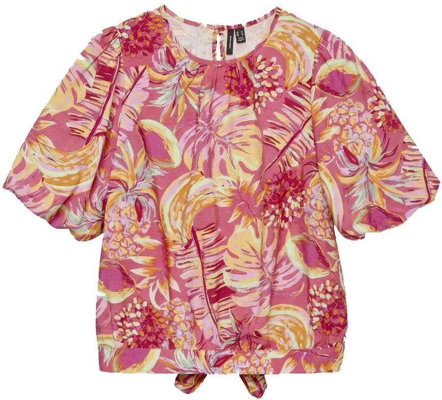 VERO MODA top met print roze - Foto 3