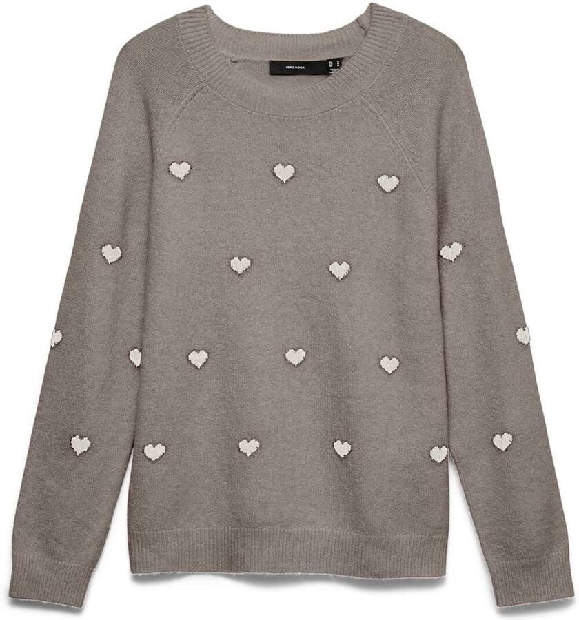 Vero Moda Regular fit pullover met ronde hals model 'DOFFY'