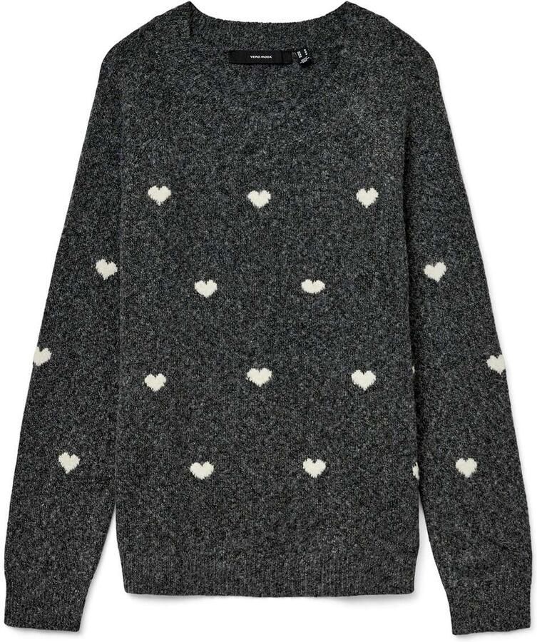 Vero Moda Trui met ronde hals VMDOFFY INTARSIA LS O-NCK PULLOV GA NOOS