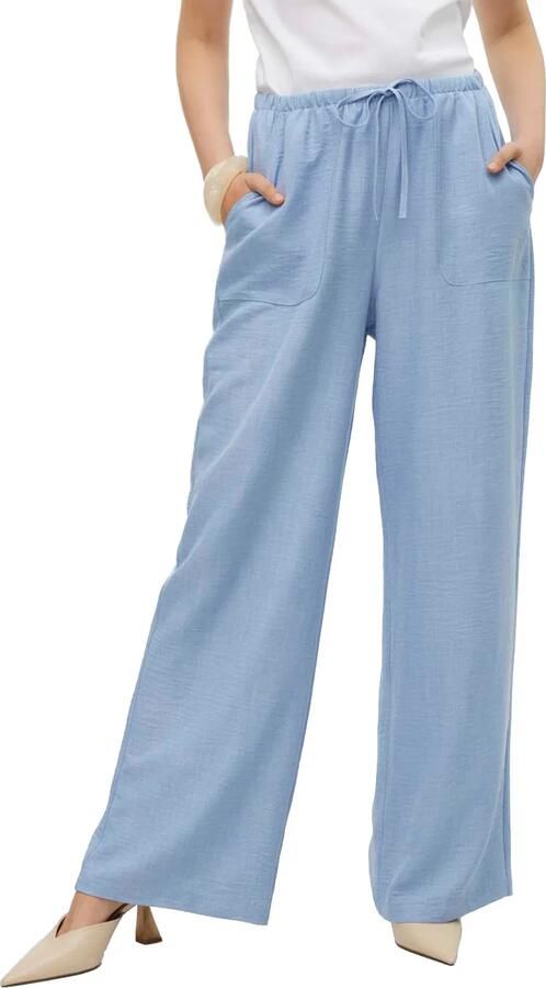 Vero Moda Comfortbroek VMMELANEY HW LOOSE PANT WVN GA NOOS - Foto 7