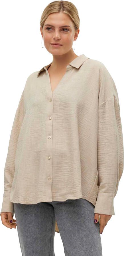 Vero Moda Blouse met lange mouwen VMMELANEY QUEENY LS SHIRT WVN NOOS - Foto 9