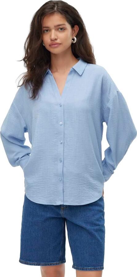 Vero Moda Blouse met lange mouwen VMMELANEY QUEENY LS SHIRT WVN NOOS - Foto 8