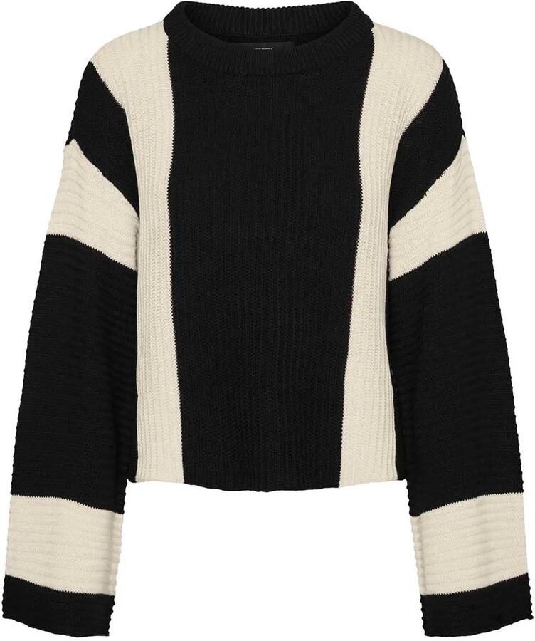 Vero Moda Regular fit gebreide pullover van katoenmix model 'GIGI' - Foto 4