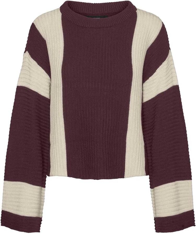 Vero Moda Regular fit gebreide pullover van katoenmix model 'GIGI' - Foto 4