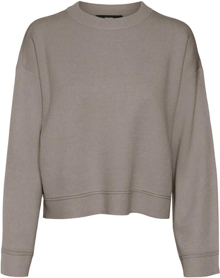 Vero Moda Trui met ronde hals VMGOLD PIPING LS O-NECK PULLOVER GA