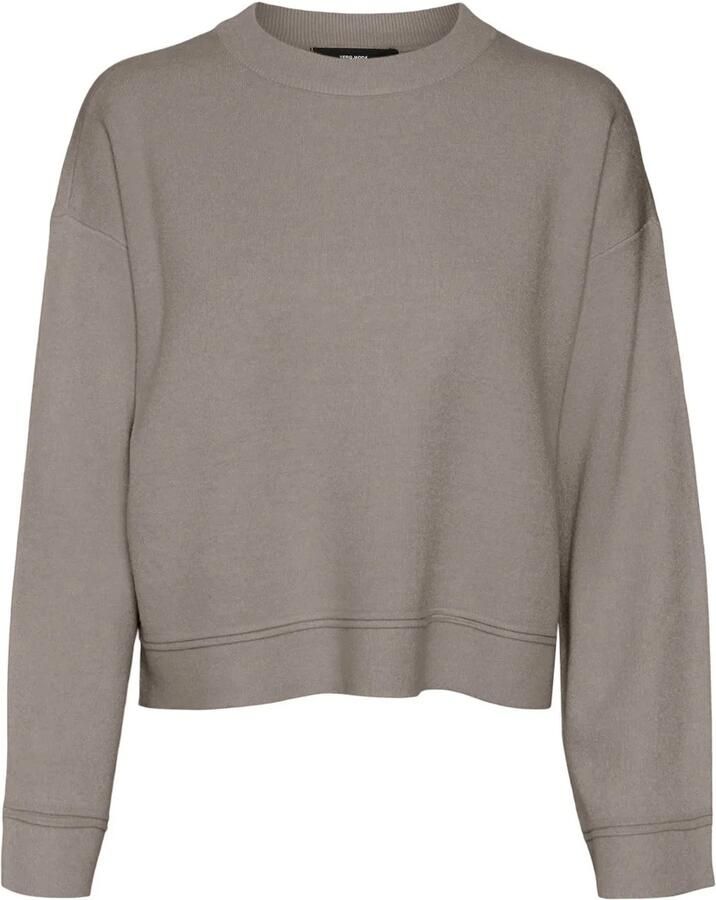 Vero Moda Trui met ronde hals VMGOLD PIPING LS O-NECK PULLOVER GA