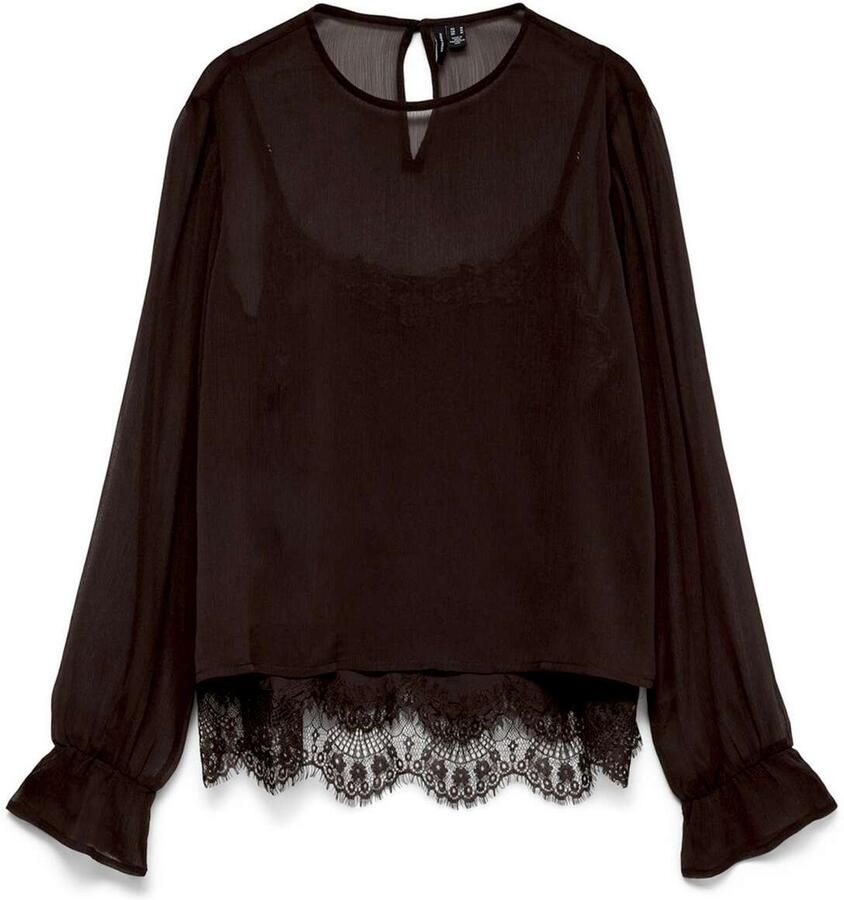 Vero moda Lalie Long Sleeve Lace Top - Foto 3