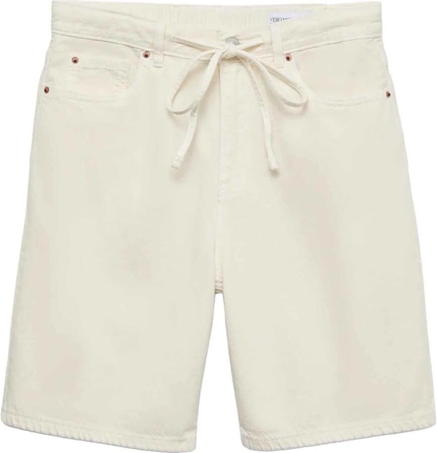 Vero Moda regular fit bermuda s van mix van katoen en lyocell model 'VILLA'