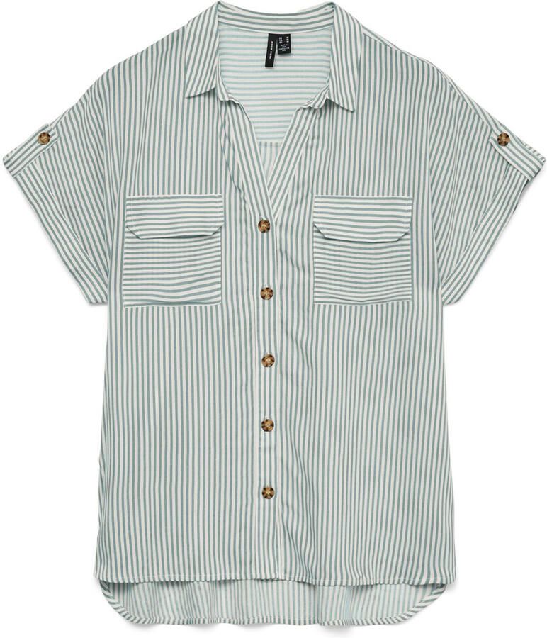 Vero moda Vmbumpy Ss Blouse Dames - Foto 4