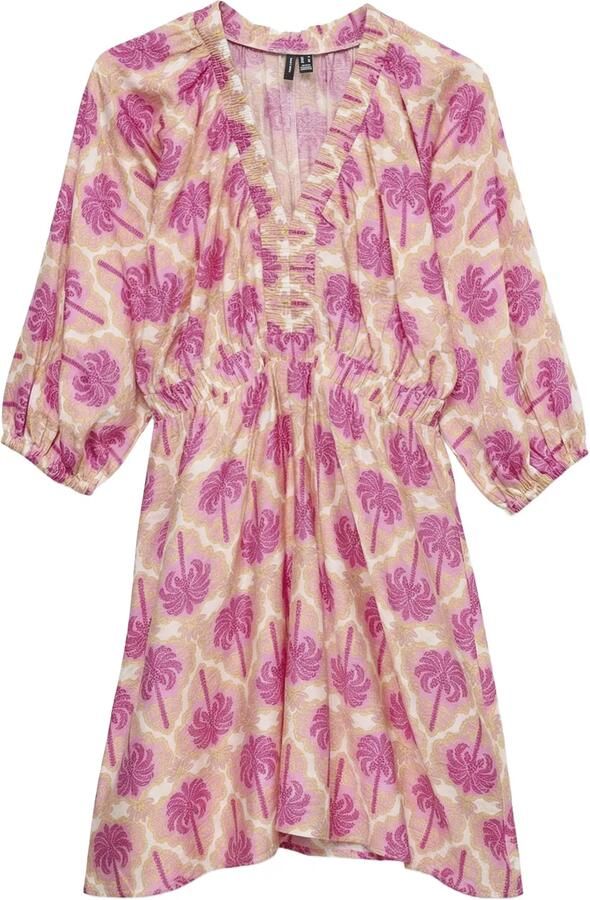 Vero moda Vmevelijn 3 4 Short Dress Dames - Foto 3