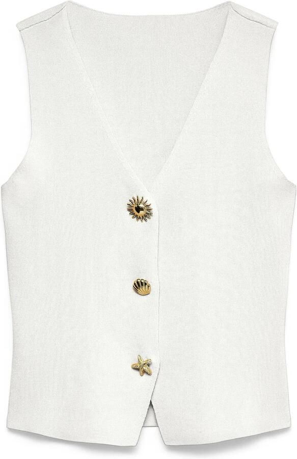 Vero moda Vmkylie Knit Vest Dames - Foto 4