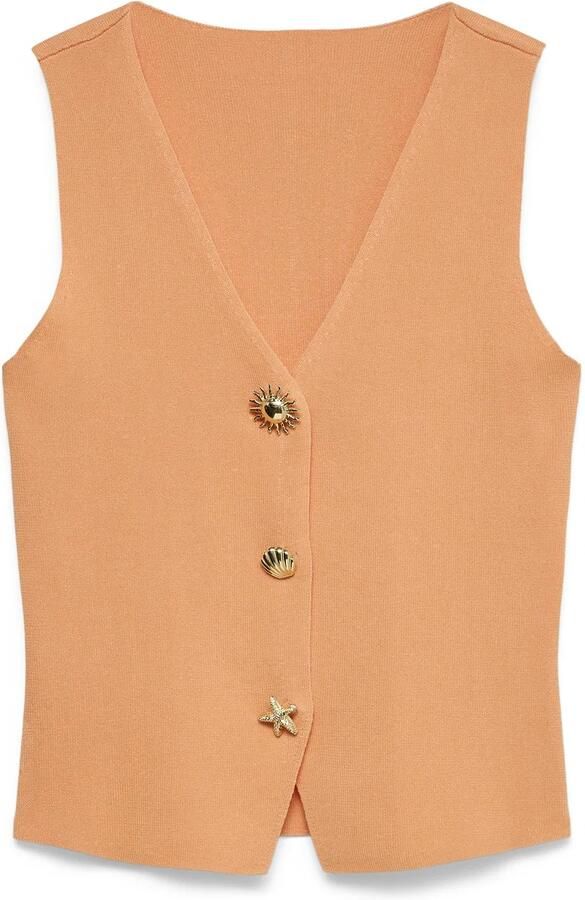 Vero moda Vmkylie Knit Vest Dames - Foto 4