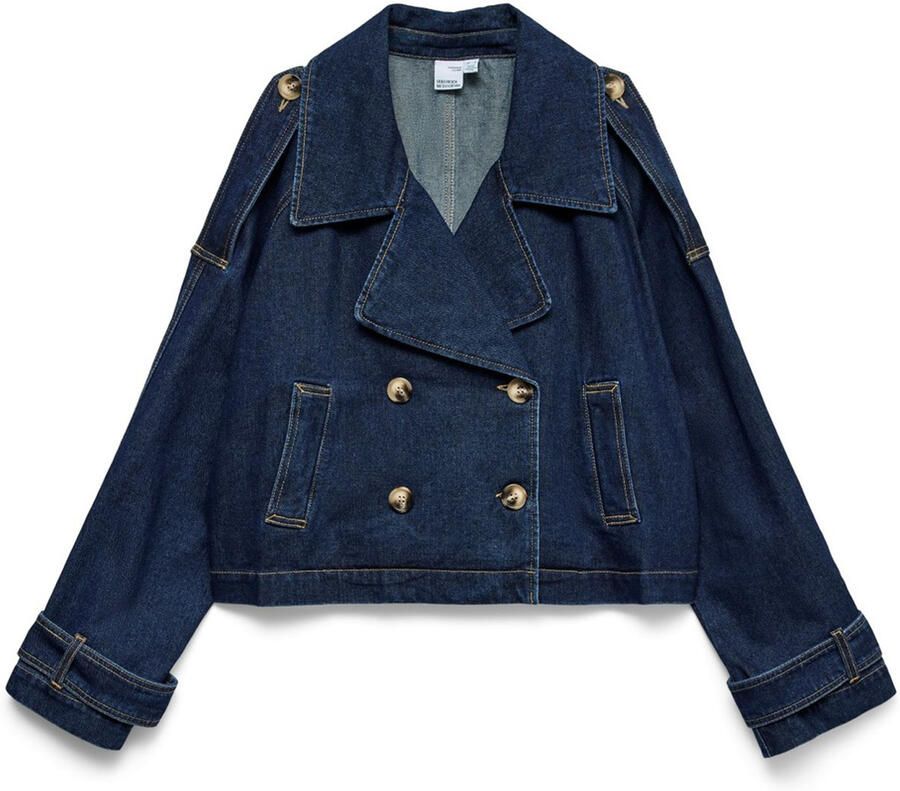 Vero Moda regular fit trenchcoat van katoenmix model 'LELOU'