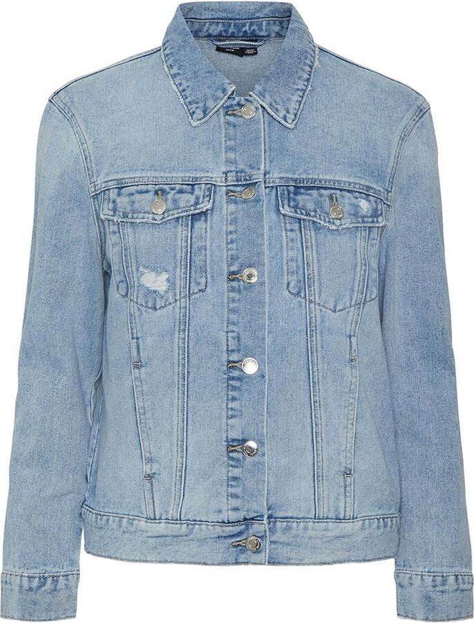 Vero Moda Regular fit jeansjack van katoenmix model 'ZORICA' - Foto 2