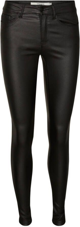 Vero Moda Zwarte broek met gladde coating Black Dames - Foto 20