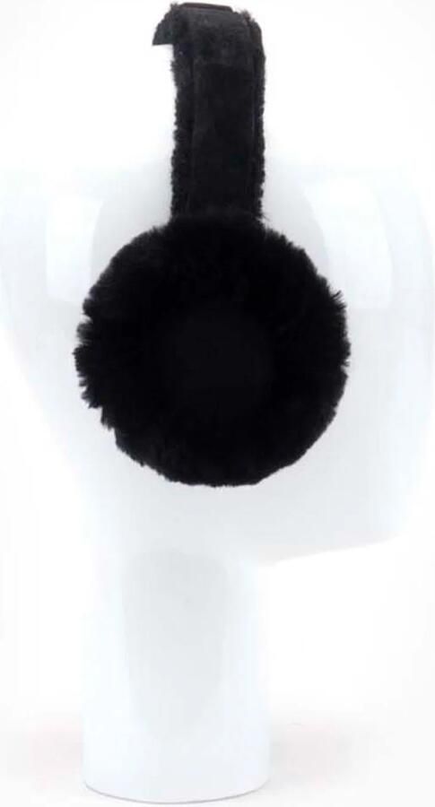 Warmbat Zwarte Oorwarmers Black Dames