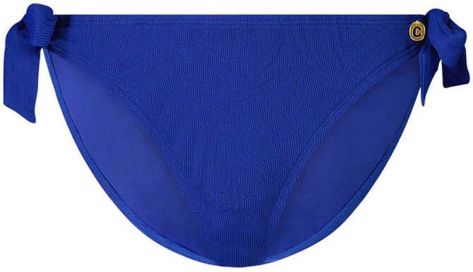 Ten Cate Beach TC WOW strik bikinibroekje met textuur blauw - Foto 1