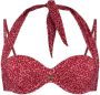 TC WOW voorgevormde strapless beugel bikinitop rood roze - Thumbnail 2