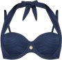 TC WOW voorgevormde strapless beugel bikinitop donkerblauw - Thumbnail 2